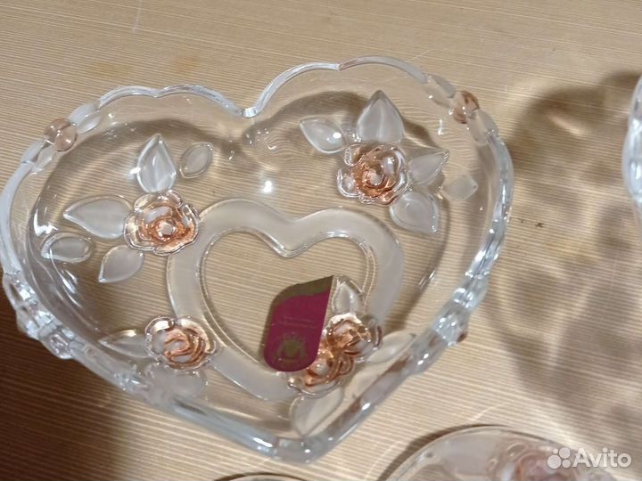 Хрустальная конфетница СССР Германия