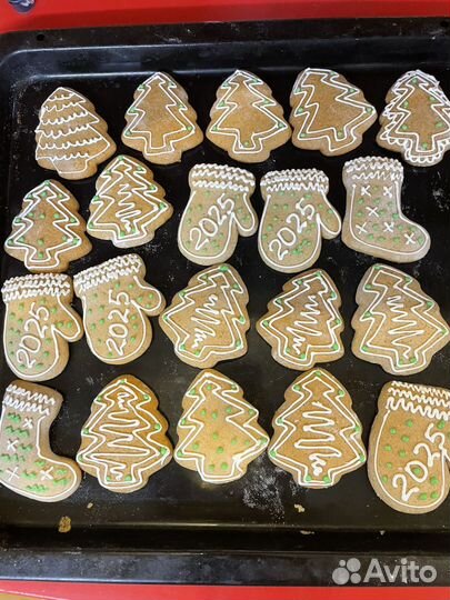 Новогодние имбирные пряники