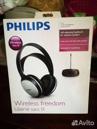 Беспроводные наушники philips