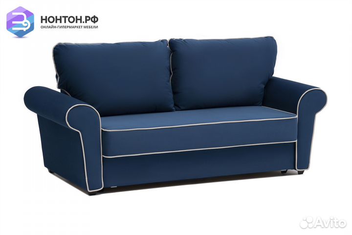Диван еврокнижка Прованс темно-синий