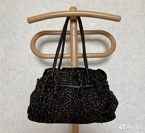 Cумка renzoni из натуральной кожи и замши