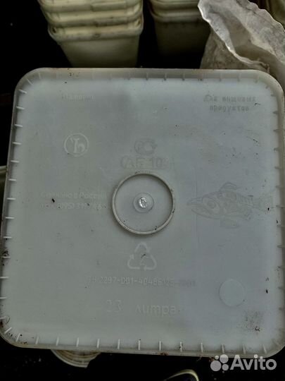 Контейнер с крышкой (Куботейнеры ) 23 л