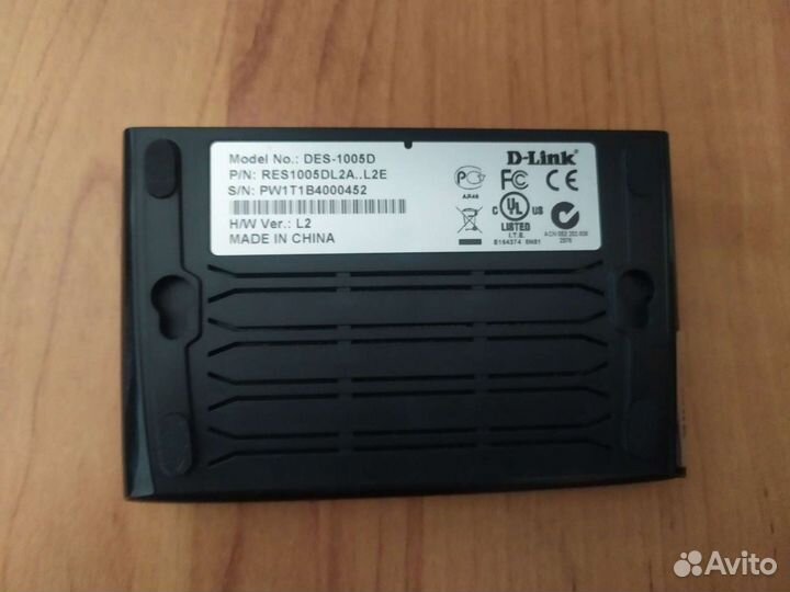 Коммутатор d-link switch на 5 портов