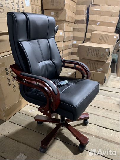 Компьютерное кресло красное дерево офисная мебель