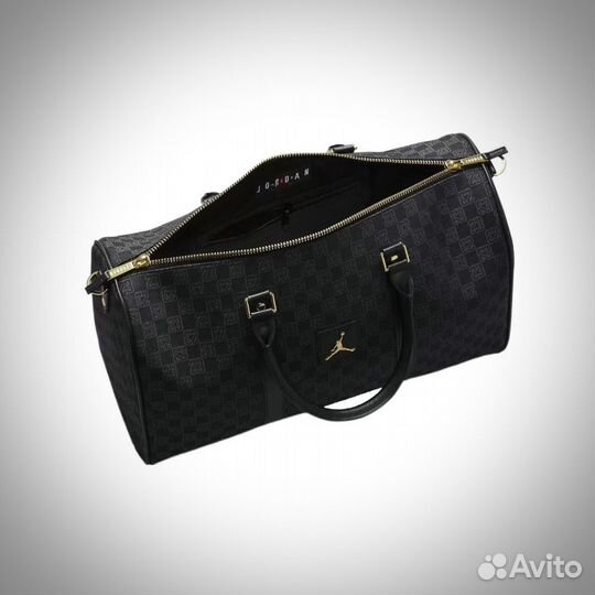 Jordan Monogram Duffle Bag Black