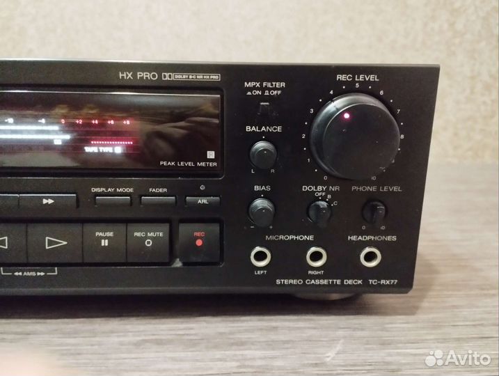 Кассетная дека sony TC-RX77
