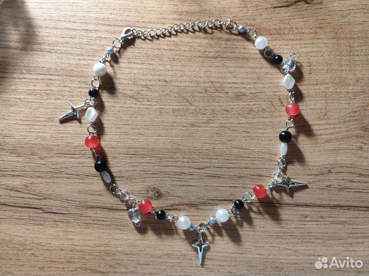 Ожерелье зайдизайненное под Арлекино