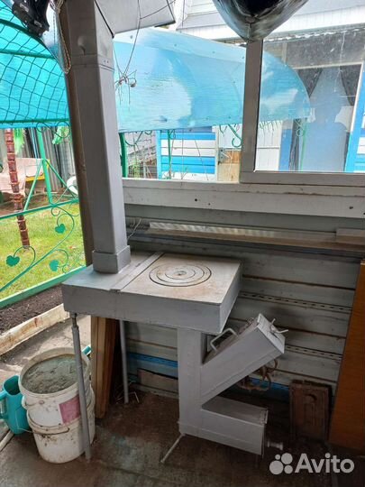 Дровяная печь, плита