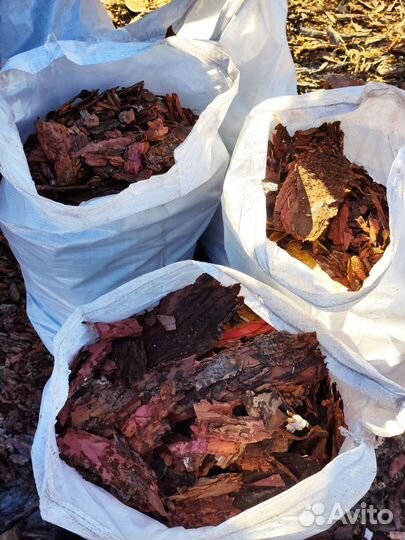 Мульча кора лиственницы и сосны