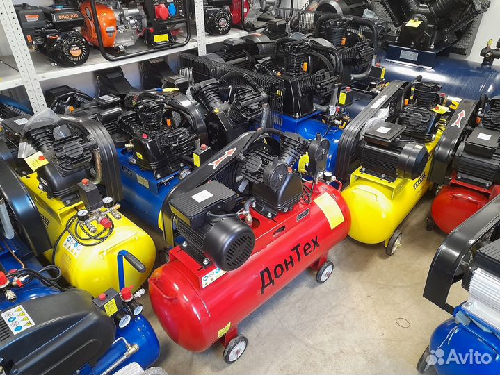 Компрессор (чугунный блок) 2*65 Дон Тех 490/100