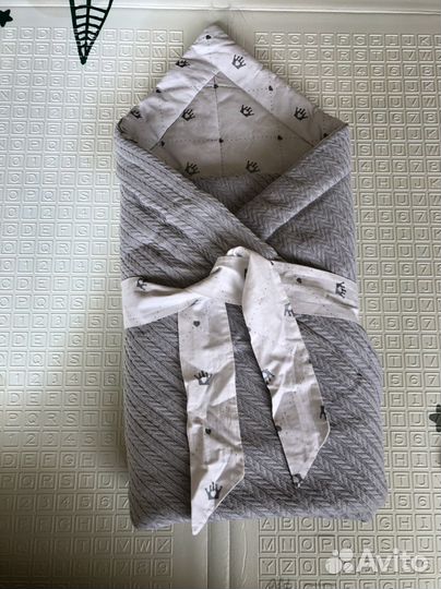 Конверт одеяло на выписку для мальчика