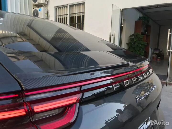 Спойлер на крышку багажника porsche panamera 971