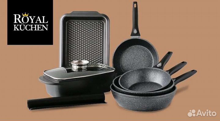Сковородка royal kuchen для всех типов Магнит