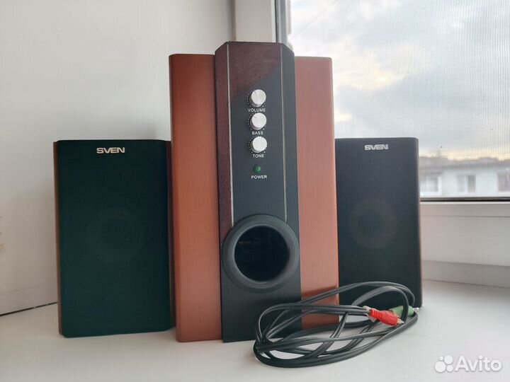 Колонки для компьютера с сабвуфером Sven Sps-820