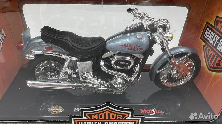 Harley Davidson FXS Low Rider 1977 gray Maisto