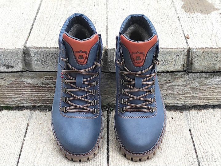 Ботинки зимние стиль Timberland Merrell