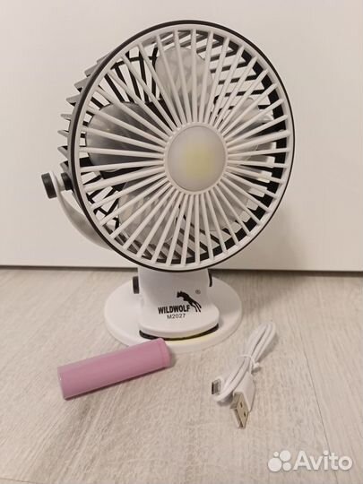Вентилятор настольный на аккумуляторе
