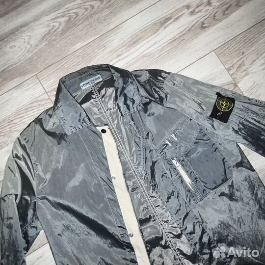 Ветровка-рубашка мужская stone-island оригинал