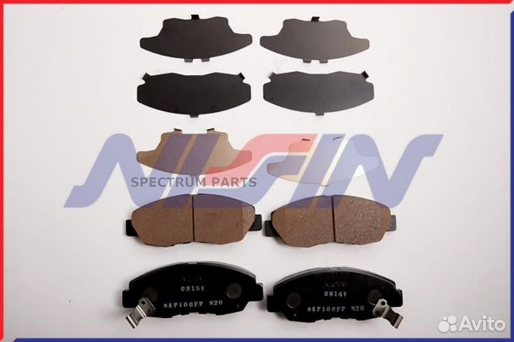 Nissin NPO121WSA Колодки nissin NPO-121W-SA (в ком