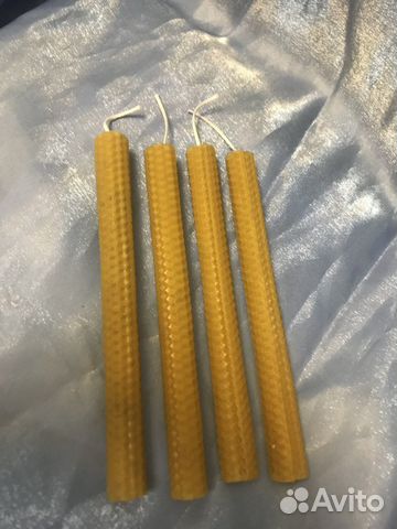 Свечи ручной работы из вощины