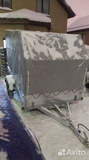 Прицеп оцинкованный 3000х1500мм с тентом 1,5м