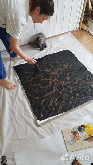 Картина на холсте на заказ Абстракция