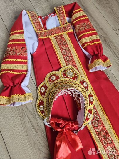 Русский народный сарафан 134-140