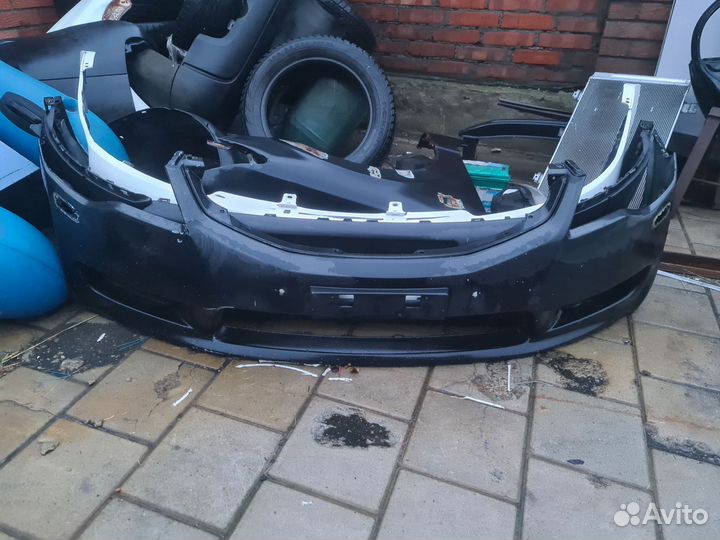 Бампер передний на honda civic 4d