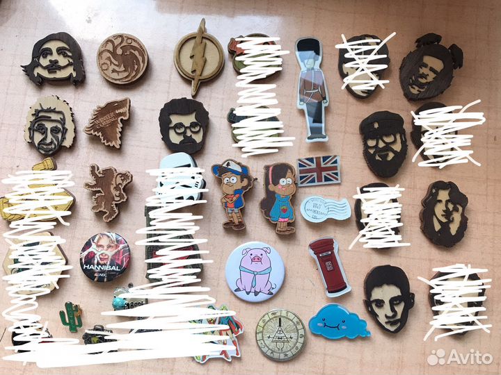 Значки звездные войны, гравити фолз, гарри поттер