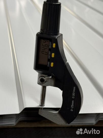 Профнастил с8 белый 0.45