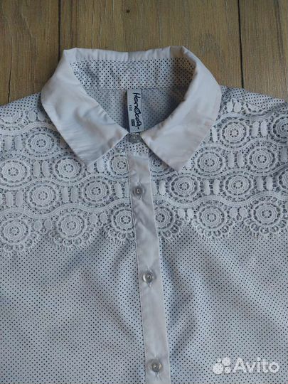 Блузка белая