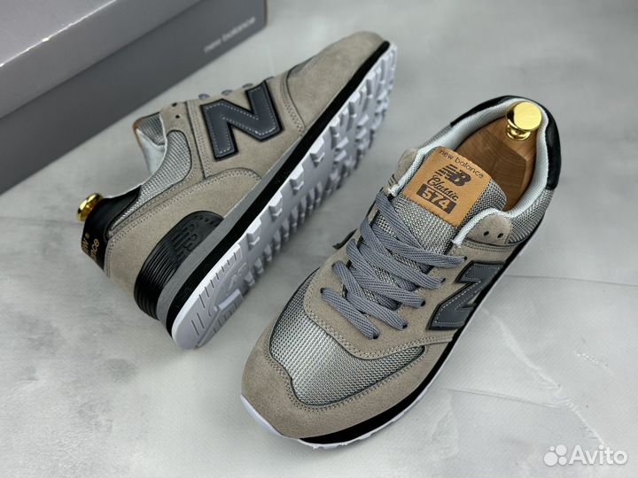 Мужские кроссовки New Balance 574 бежевые