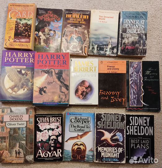 Книги на английском (29шт): Фантастика, Триллеры