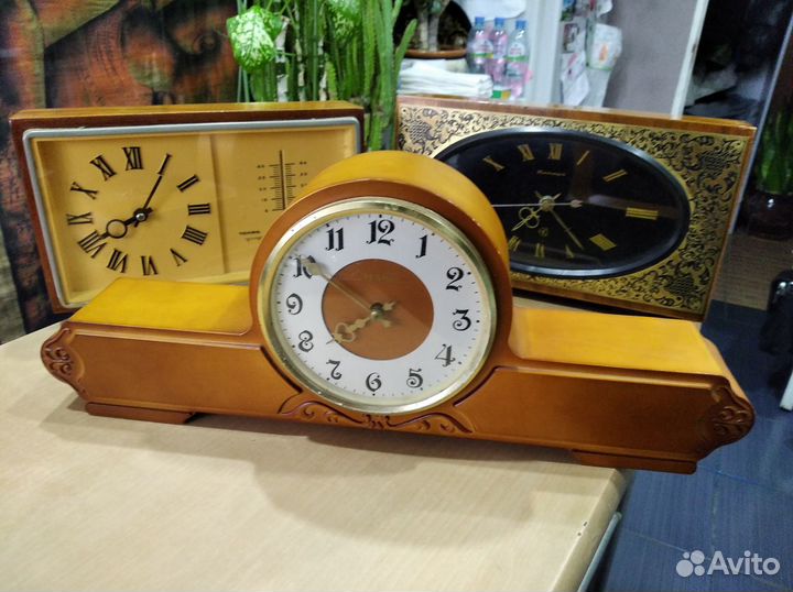 Часы маяк весна янтарь СССР