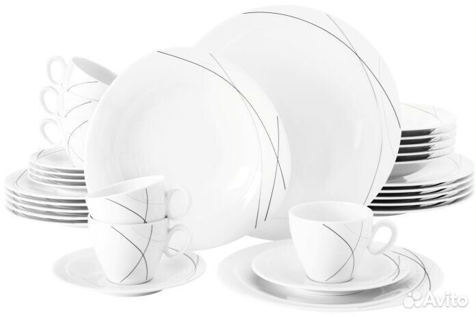 Сервиз Seltmann Weiden Trio Highline 30 предметов