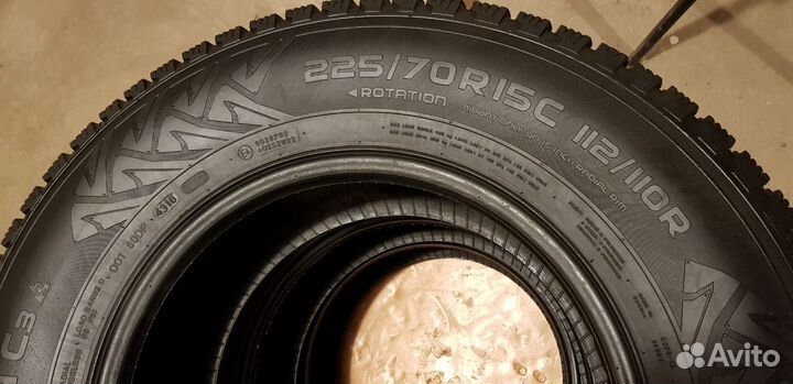 Nokian Tyres Hakkapeliitta C3 225/70 R15 112R