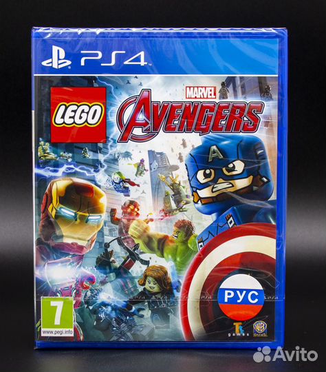 Lego Marvel Мстители (PS4) Новый в пленке