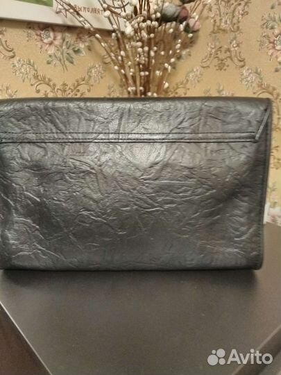 Сумка клатч натуральная кожа