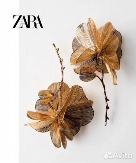 Серьги zara. Оригинал. Новые