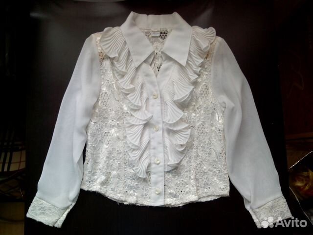 Блузка школьная р.122