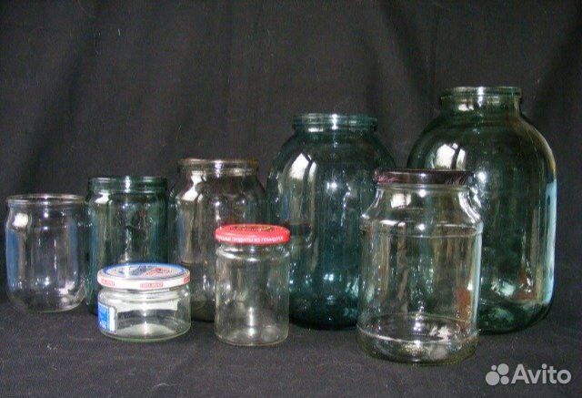 Банки стеклянные 0,5, 0.75, 3л и 0.15 л для консер