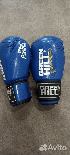 Боксерские перчатки green hill 10 oz
