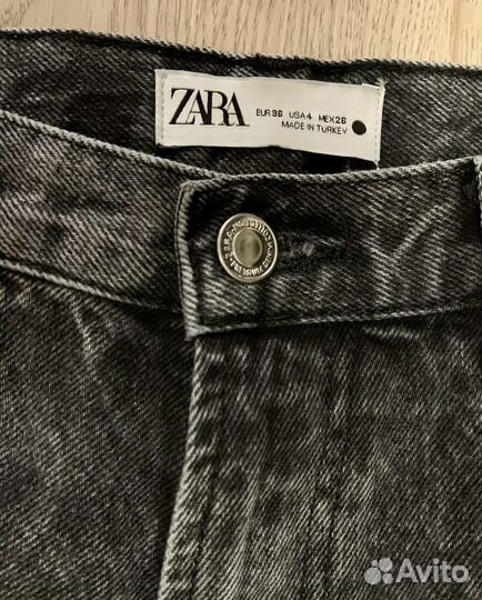 Джинсы zara женские 36 (44-46) размер