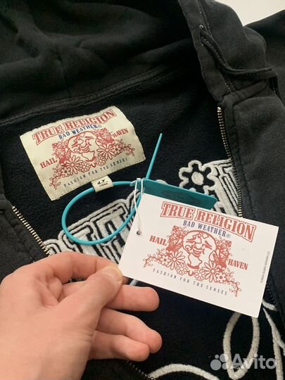 Зип худи True religion x chief keef на руках