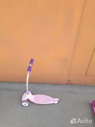 Самокат детский трехколесный бу