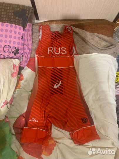 Борцовское трико asics alrosa