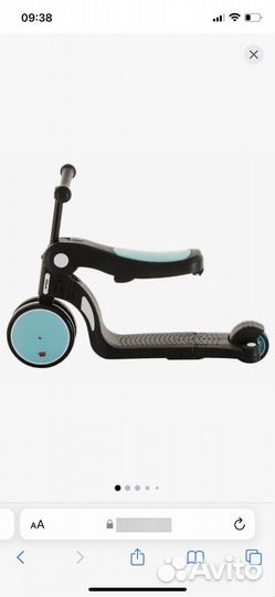 Трехколесный самокат 5 в 1 Pituso Blue голубой