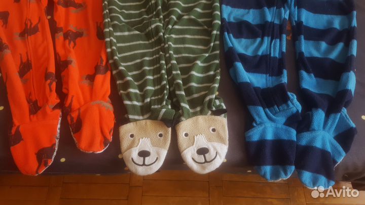 Комбинезоны слипы Carter's 4t