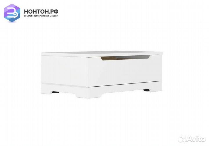 Тумба Палермо-3 белый глянец