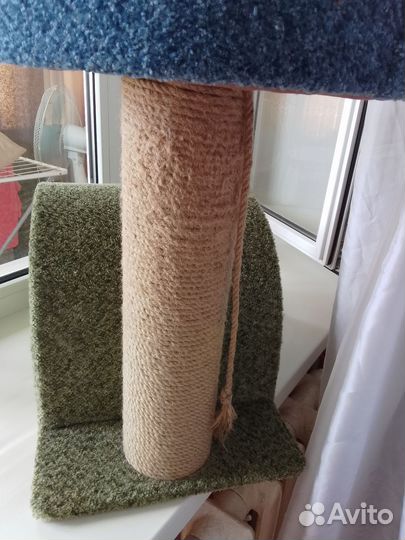 Круглый дом, когтеточка, лежанка